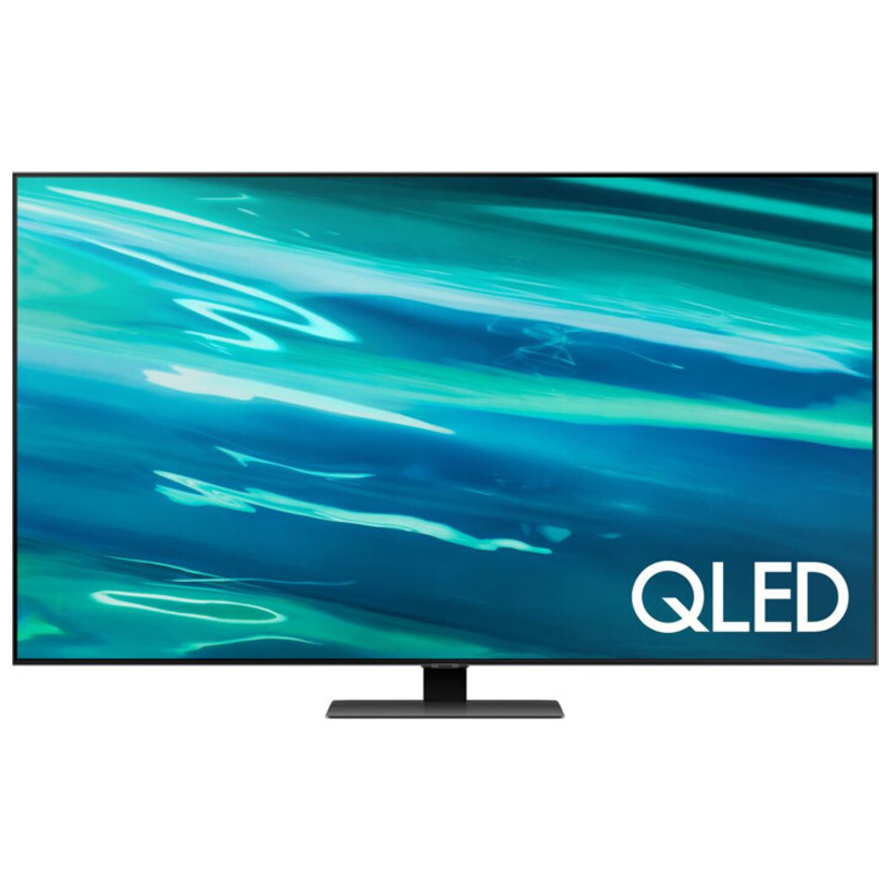 Телевізор Samsung 50″ QLED 4K 50Hz Smart Tizen Gray QE50Q80AAUXUA