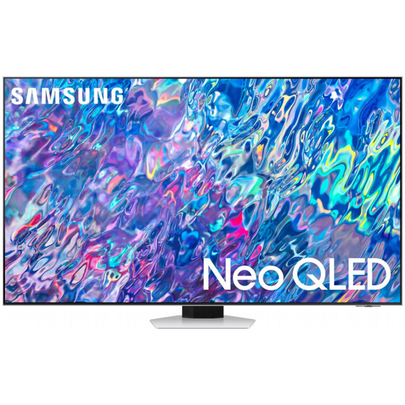 Телевізор Samsung 75″ NeoQLED 4K 100Hz Smart Tizen BRIGHT SILVER QE75QN85BAUXUA